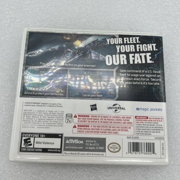 Battleship (Nintendo 3DS) Complete GREAT Shape - Picture 4 of 4